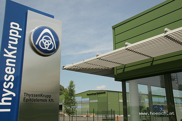 A ThyssenKrupp ptelemek Kft. 2007-ben plt felslajosi gyra