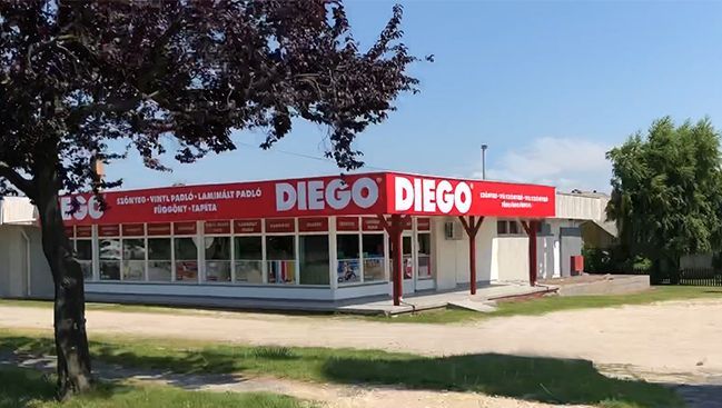 A balatonlellei Diego áruház