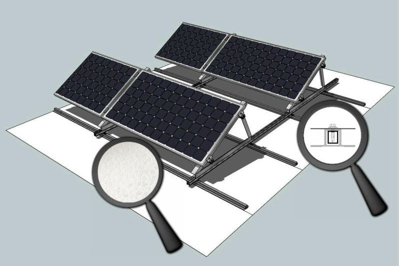 Az AlkorSOLAR PVC profilt forr levegs hegesztssel rgzthetjk az elkszlt PVC tetszigetelsre. A rendszerre gy napelem tblkat helyezve a kapcsolat akr 200 km/rs szlnek is ellenll